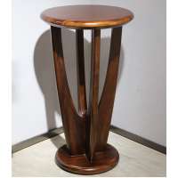 Office decoration wooden corner flower stand table