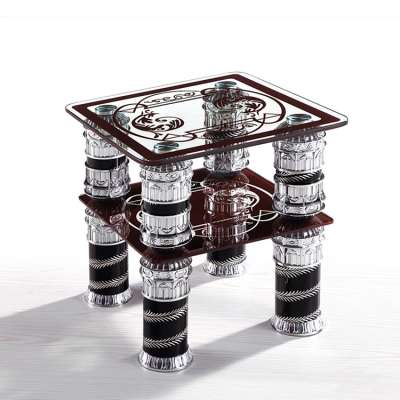 4 Legs Modern Square Sofa Table Coffee Table Modern Cheap Desktop Fairy Coffee Table Furniture Design