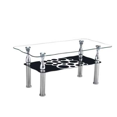 Tempered Glass End Table Side Tables For Living Room For Sale